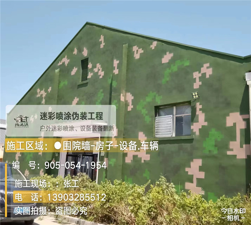 平谷外墙数码迷彩漆施工报价清单（100㎡标准墙面测算）